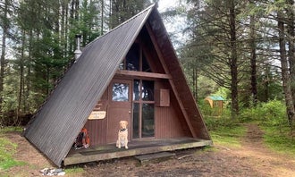 Camping near Petersburg Lake Cabin: Breiland Slough Cabin, Kupreanof, Alaska