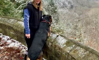 Kayla S.'s photo of camping with pets at Mohican Reservation Campground & Canoeing near Millersburg, OH