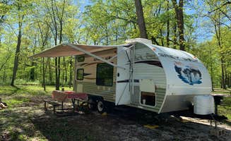 Andrea H.'s photo of rv camping at South Equestrian Campground — Brushy Creek State Recreation Area near Lehigh, IA