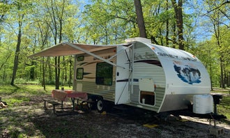 Camping near Big Wall Lake Wildlife Management Area: South Equestrian Campground — Brushy Creek State Recreation Area, Lehigh, Iowa