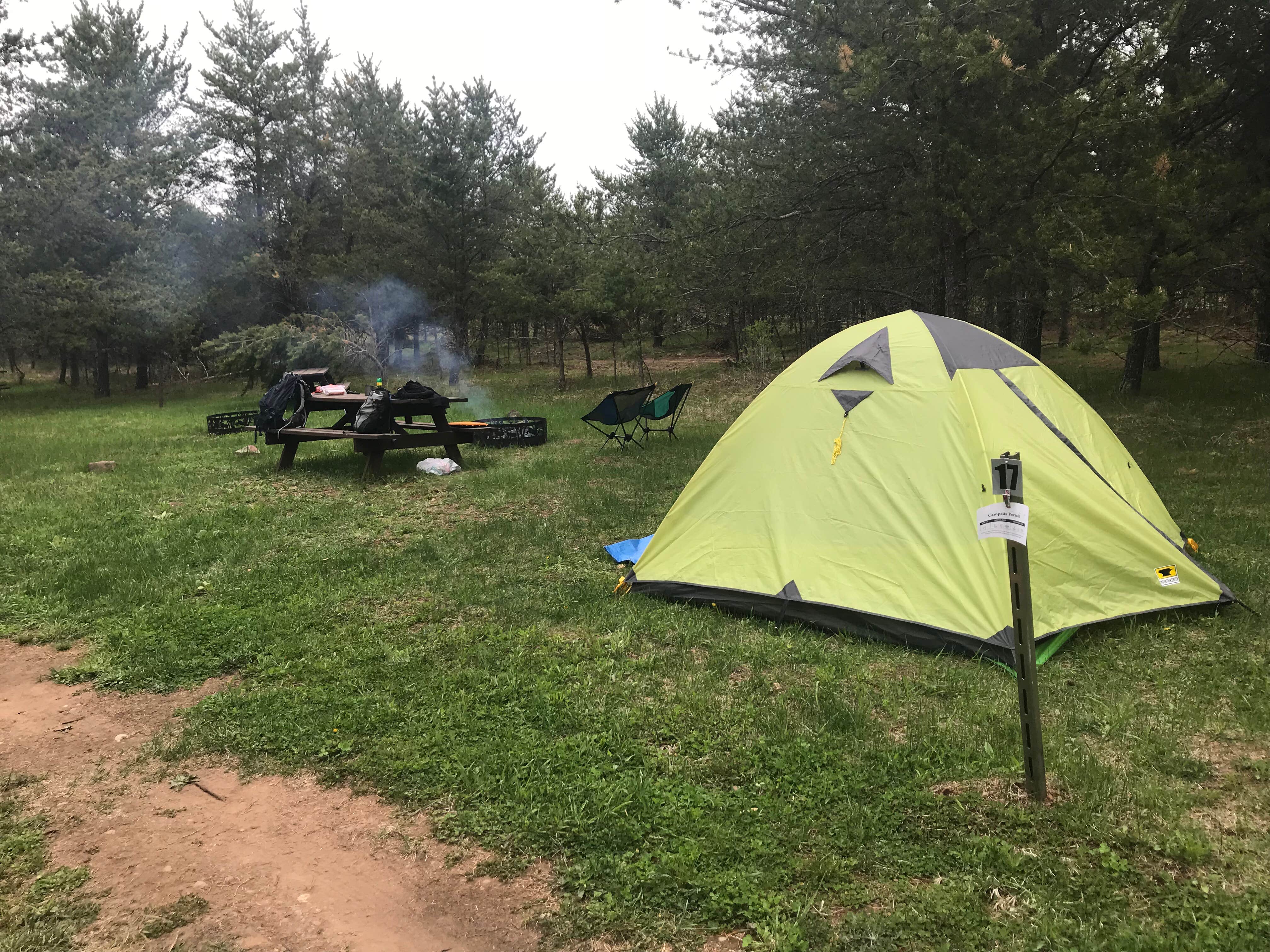 Camper-submitted photo at Pardun’s Jack Pine Campground near Grantsburg, WI