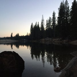 Sunset at Lake Alpine