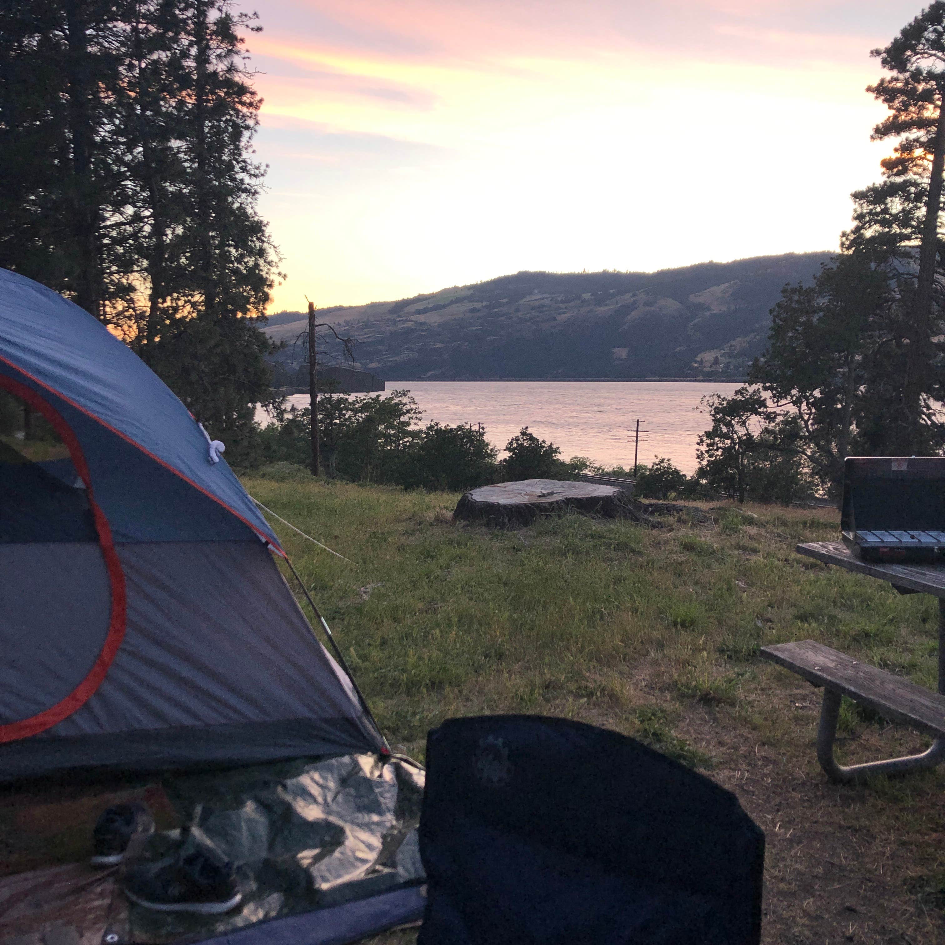 Camper-submitted photo at Memaloose State Park Campground near Trout Lake, WA