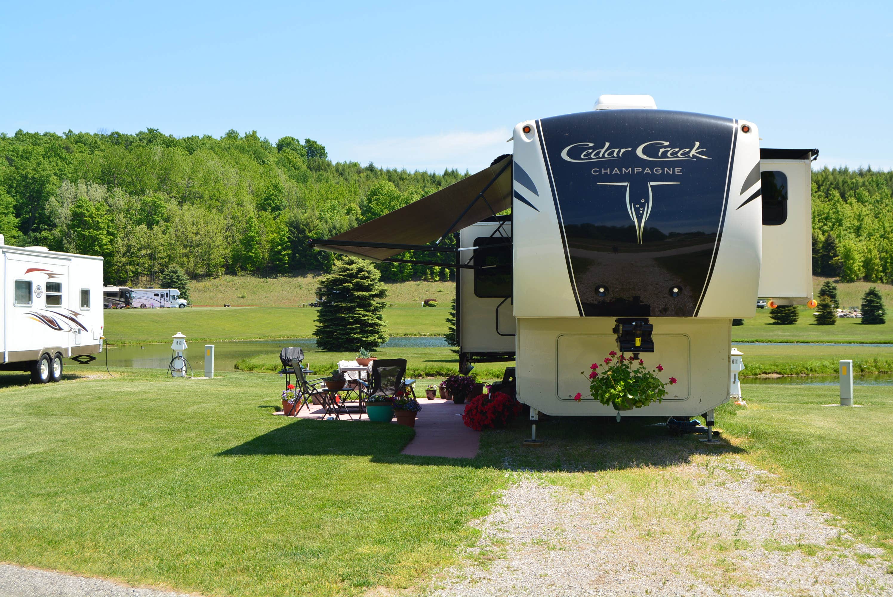 Nancy W.'s photo of rv camping at Wild Cherry RV Resort near Boyne Falls, MI