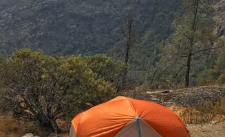 Anna C.'s photo of tent camping at Hetch Hetchy Backpacker's Campground — Yosemite National Park near Sonora, CA