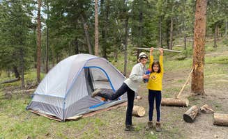 Fabio O.'s photo of tent camping at Winiger Ridge at Gross Reservoir near Aurora, CO