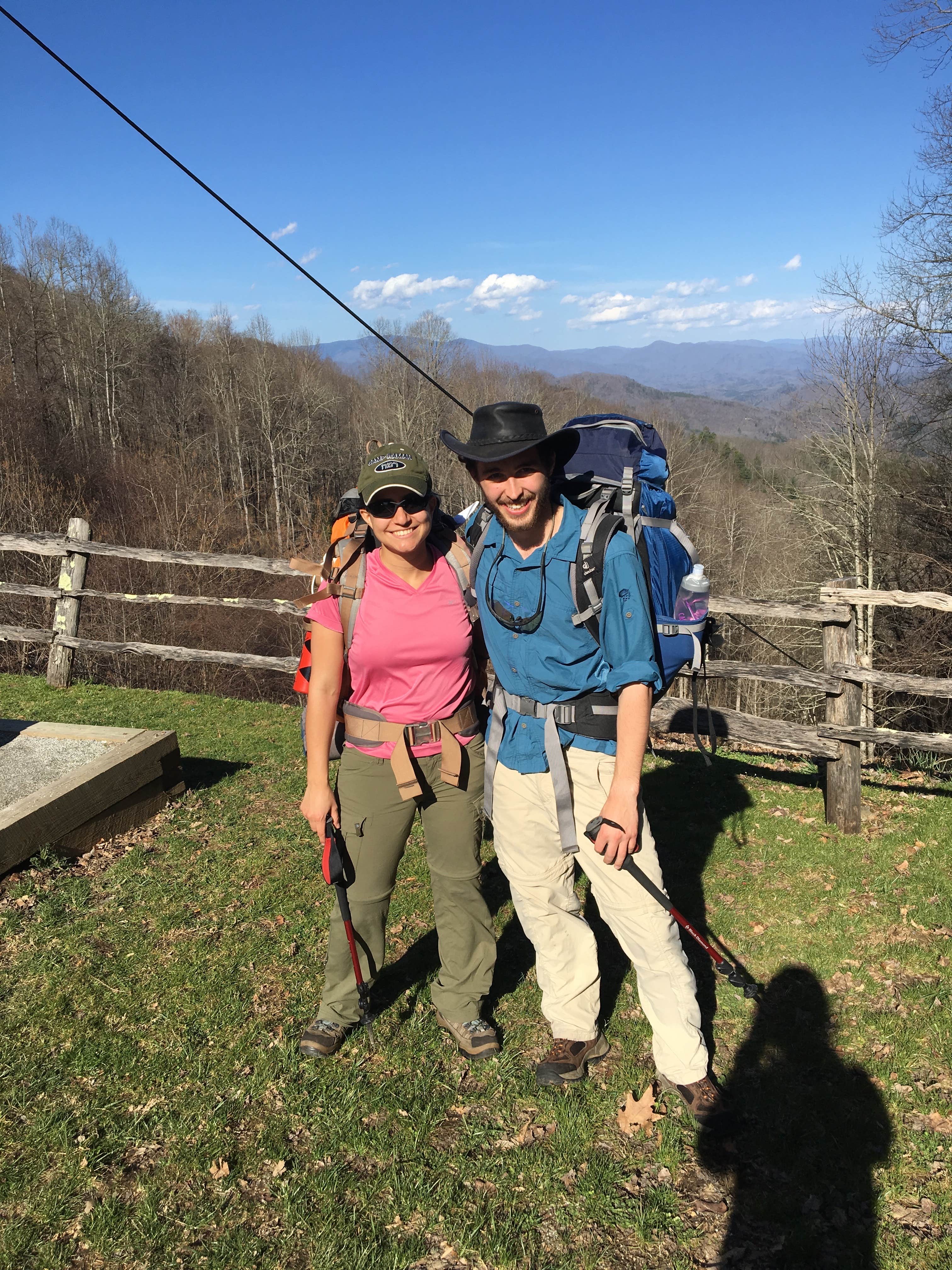 Asher K.'s photo of camping with pets at Cheoah Bald Campground near Marble, NC