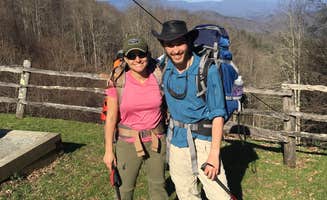 Asher K.'s photo of camping with pets at Cheoah Bald Campground near Fontana Dam, NC