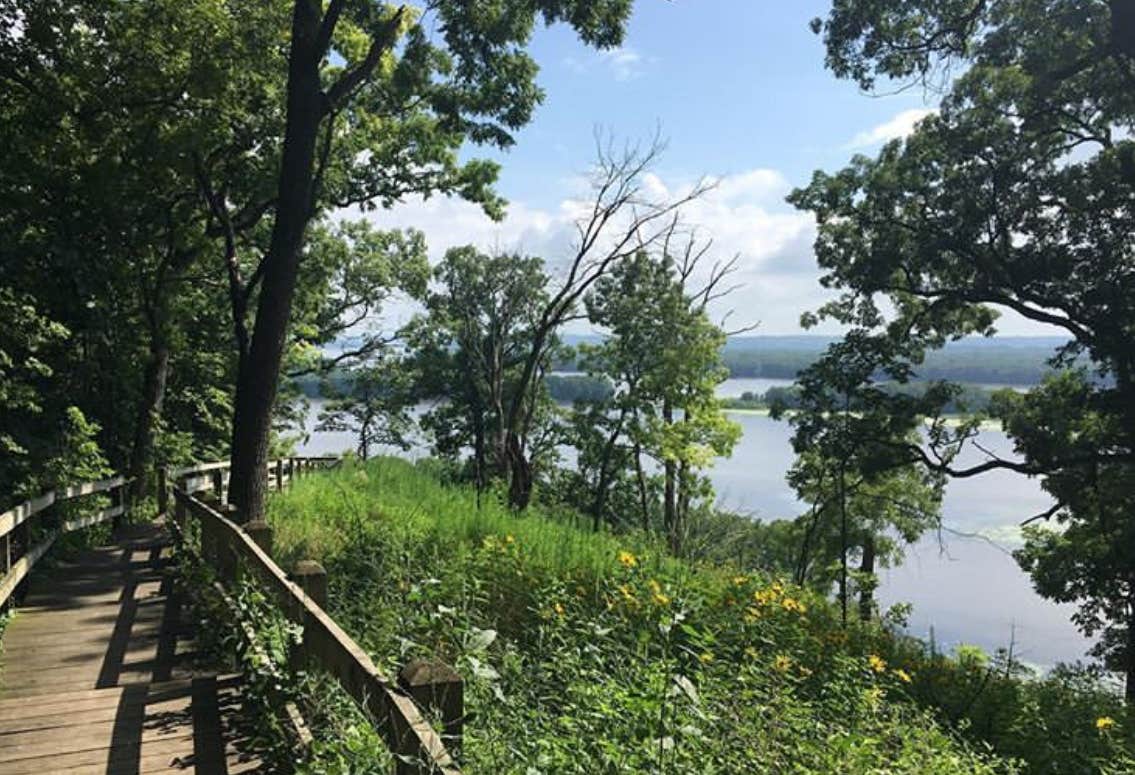 Camper-submitted photo at Mississippi Palisades State Park Campground near Savanna, IL