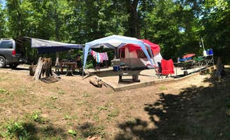 Chris E.'s photo of tent camping at Walnut Grove — James River State Park near Staunton, VA