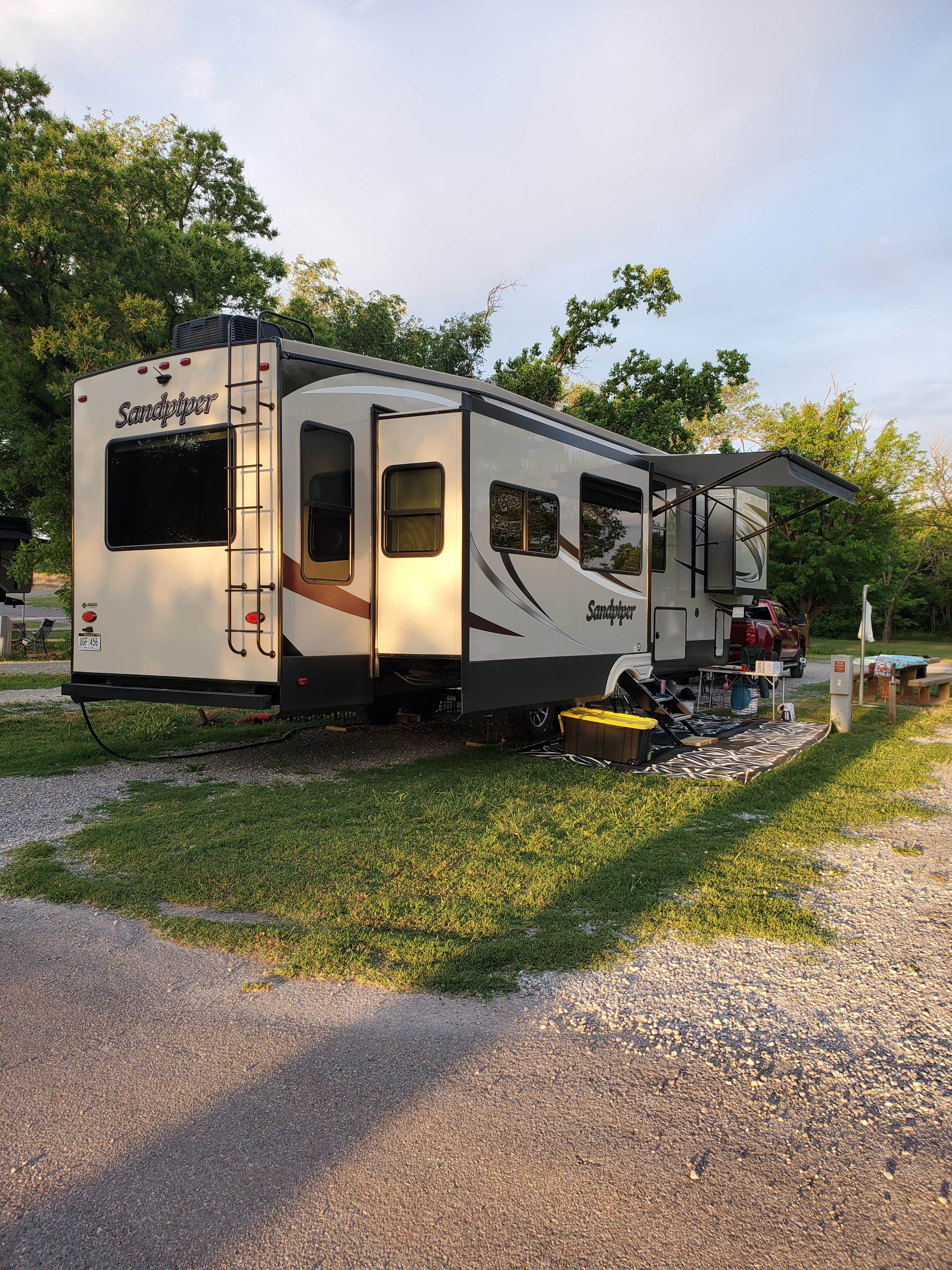 Bonnie A.'s photo of rv camping at Foss State Park Campground near Granite, OK