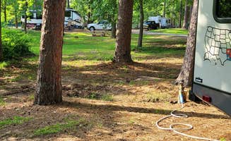 Cat R.'s photo of tent camping at Indian Creek Recreation Area in Louisiana