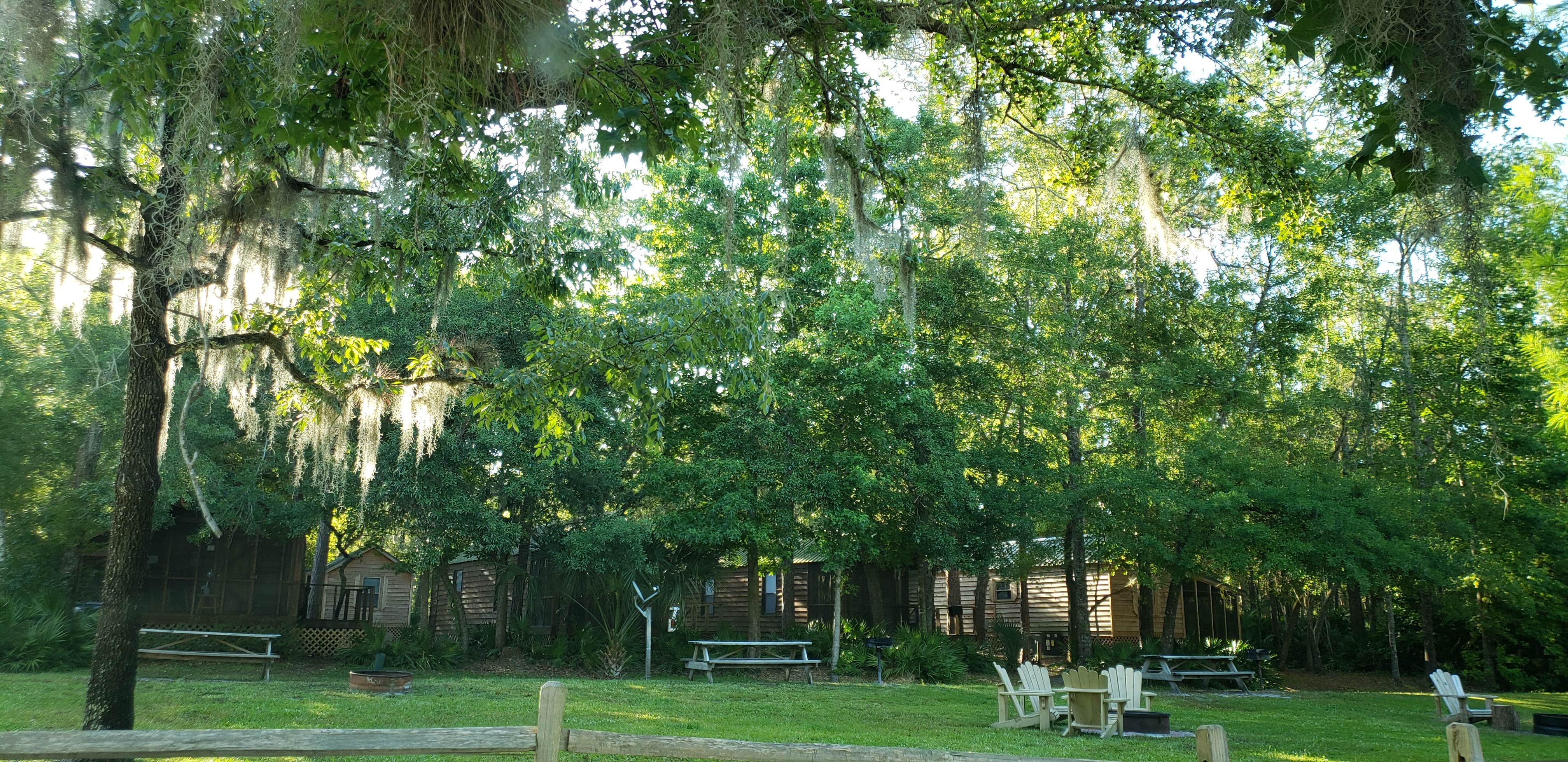 Jeanene A.'s photo of glamping accommodations at Highland Park Fish Camp near Mims, FL
