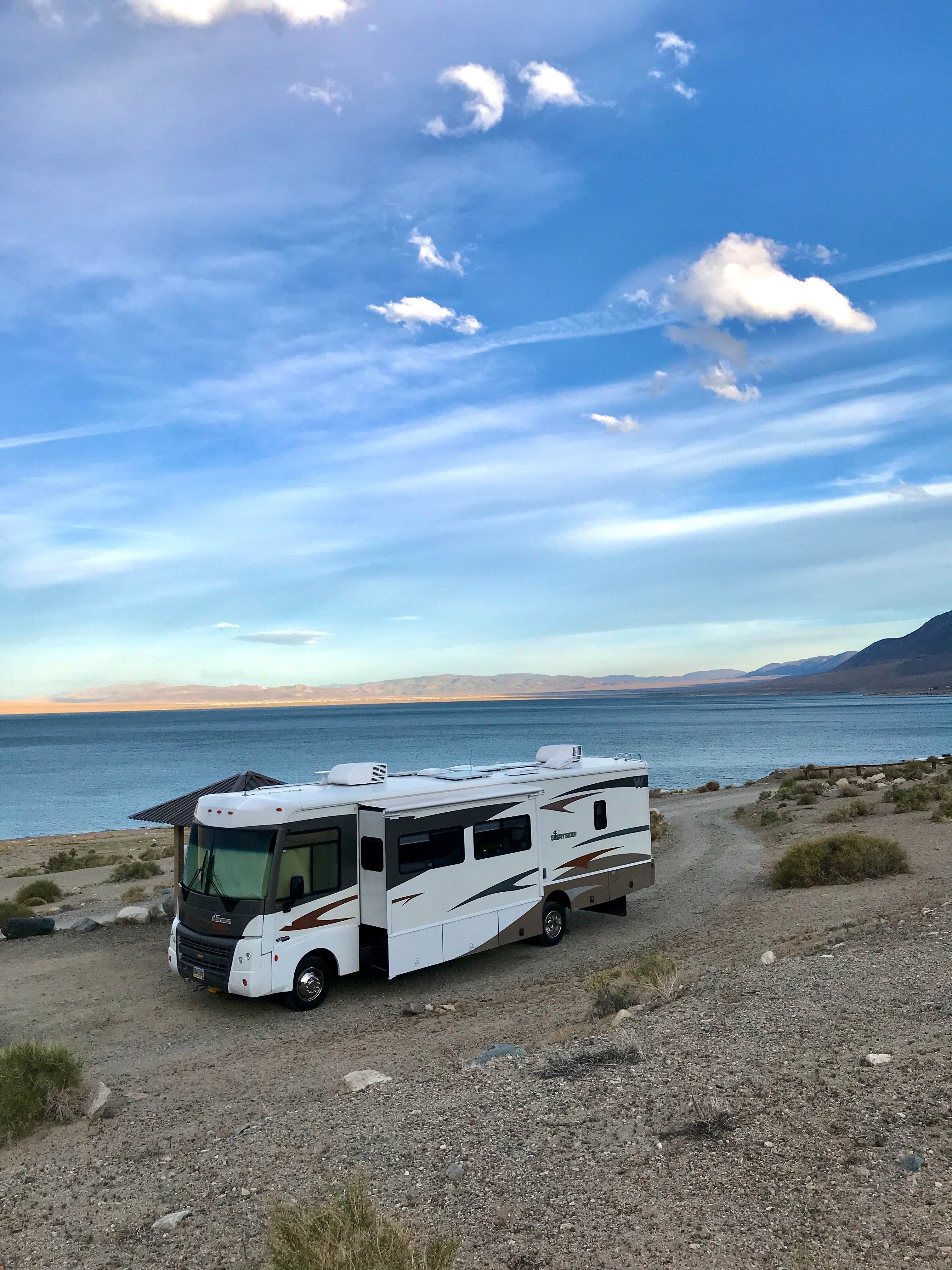 Lyf Uninterrupted ..'s photo of rv camping at Sportsman's Beach near Hawthorne, NV