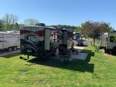 John K.'s photo of rv camping at The Creeks Golf & RV Resort near Hindsville, AR