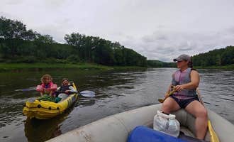 Camping near Valley View Farm and Campground: Skinners Falls Campground, Milanville, New York
