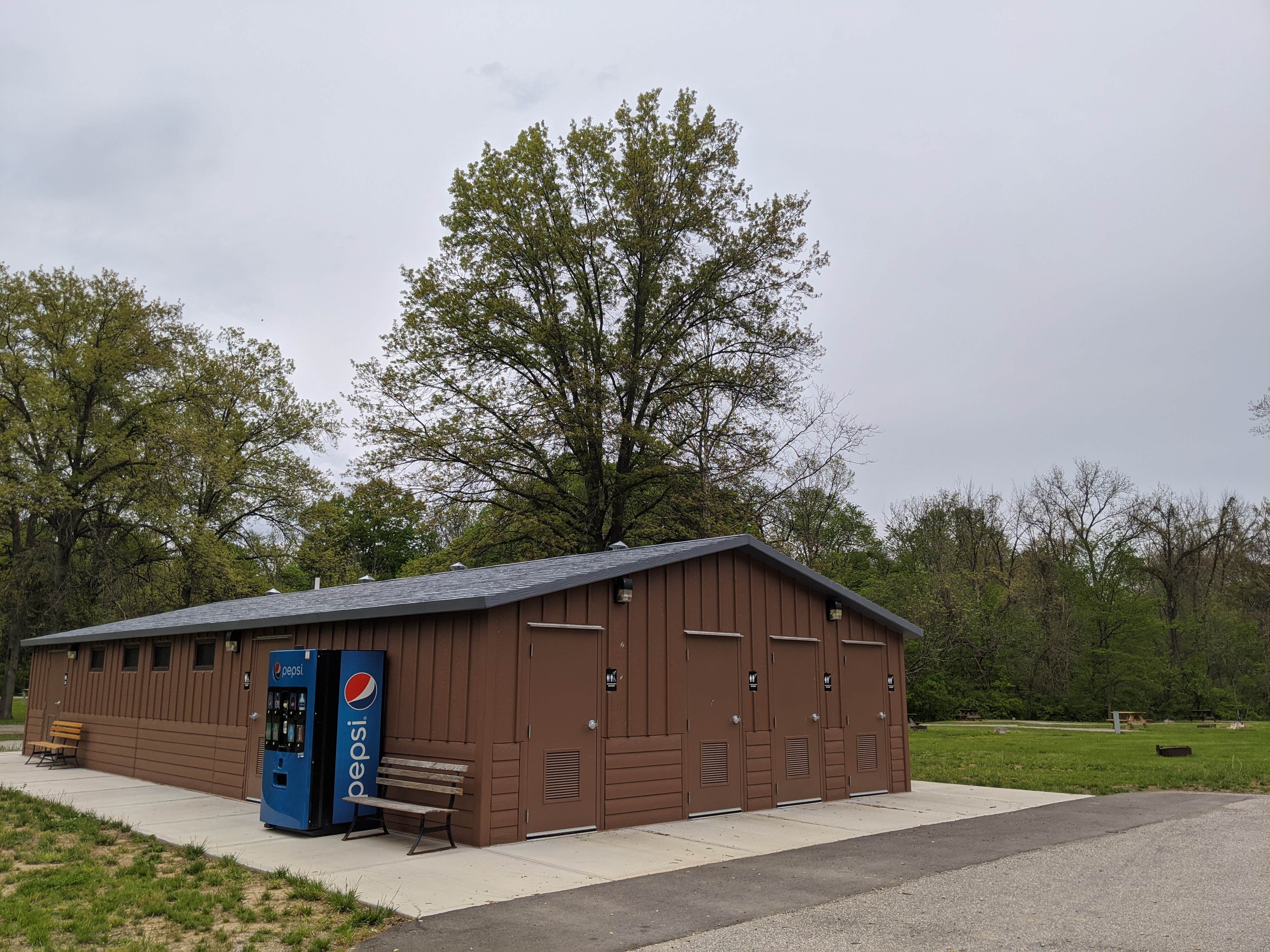 Brandie B.'s photo of glamping accommodations at Whitewater Memorial State Park Campground near Blue Ash, OH