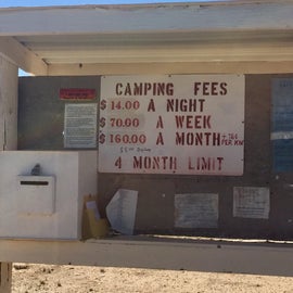 Self Pay station for camping 
