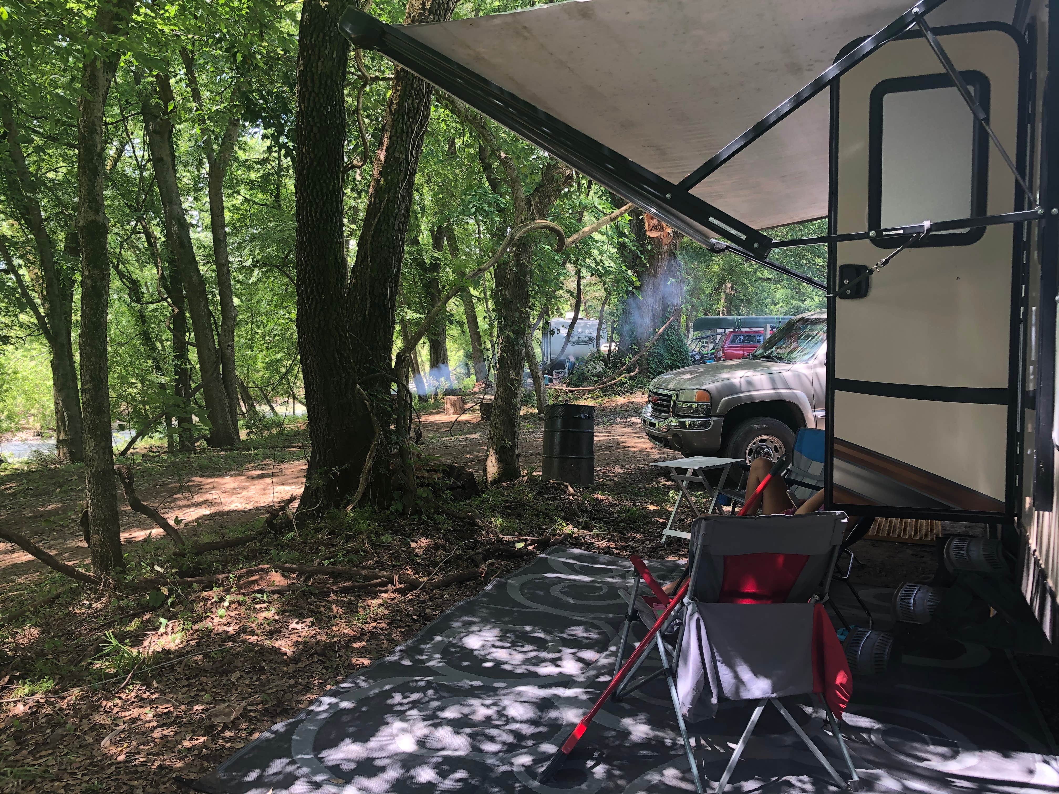 Sheila H.'s photo of rv camping at Mulberry River Outdoor Adventures near Ozark, AR