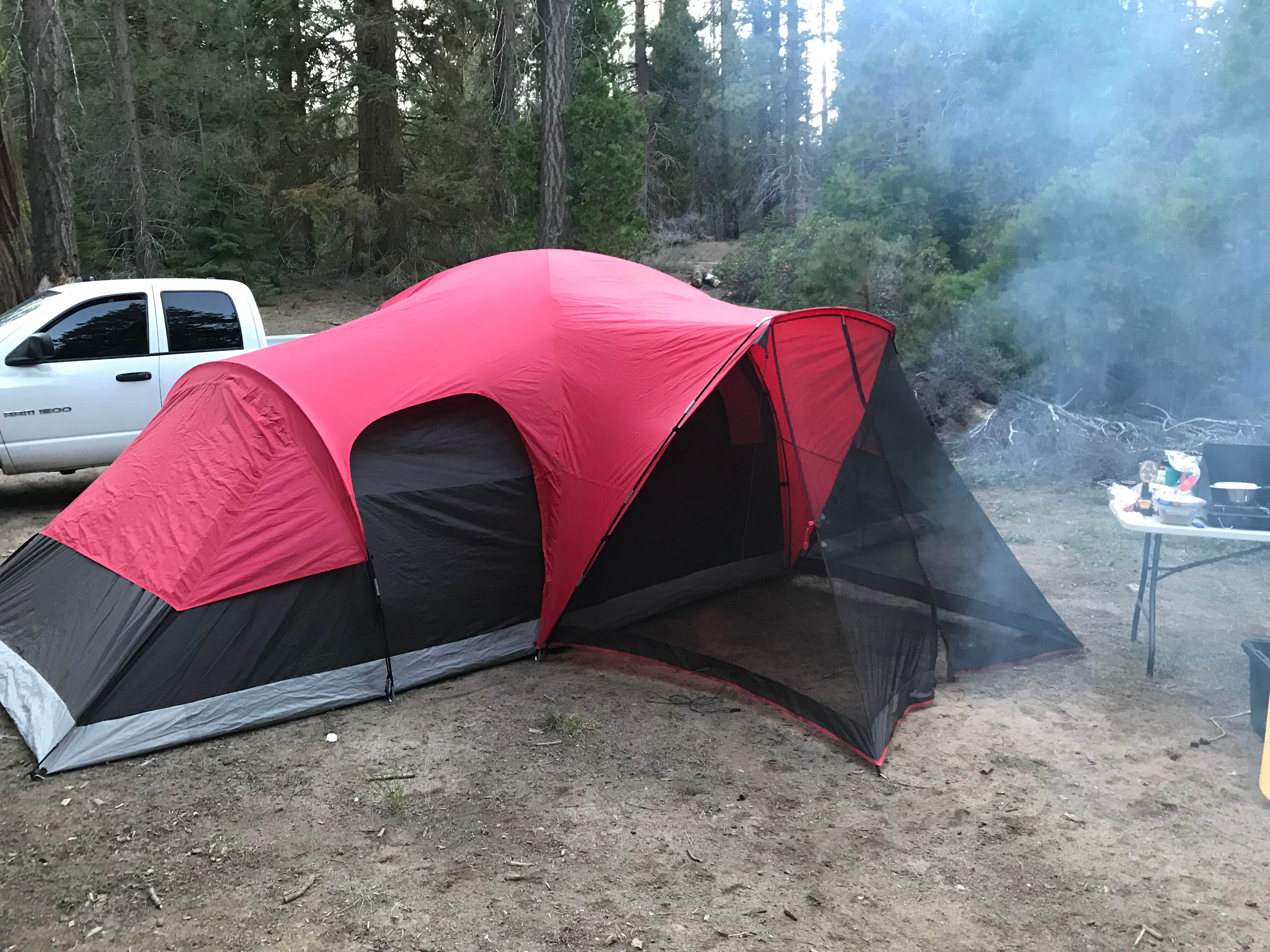 Jessica P.'s photo of tent camping at Dispersed Camp near Sequoia National Park near Pixley, CA