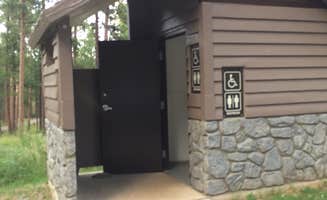Corinna B.'s photo of glamping accommodations at Pactola Reservoir Campground near Piedmont, SD