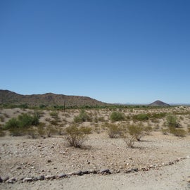 Expansive desert views 