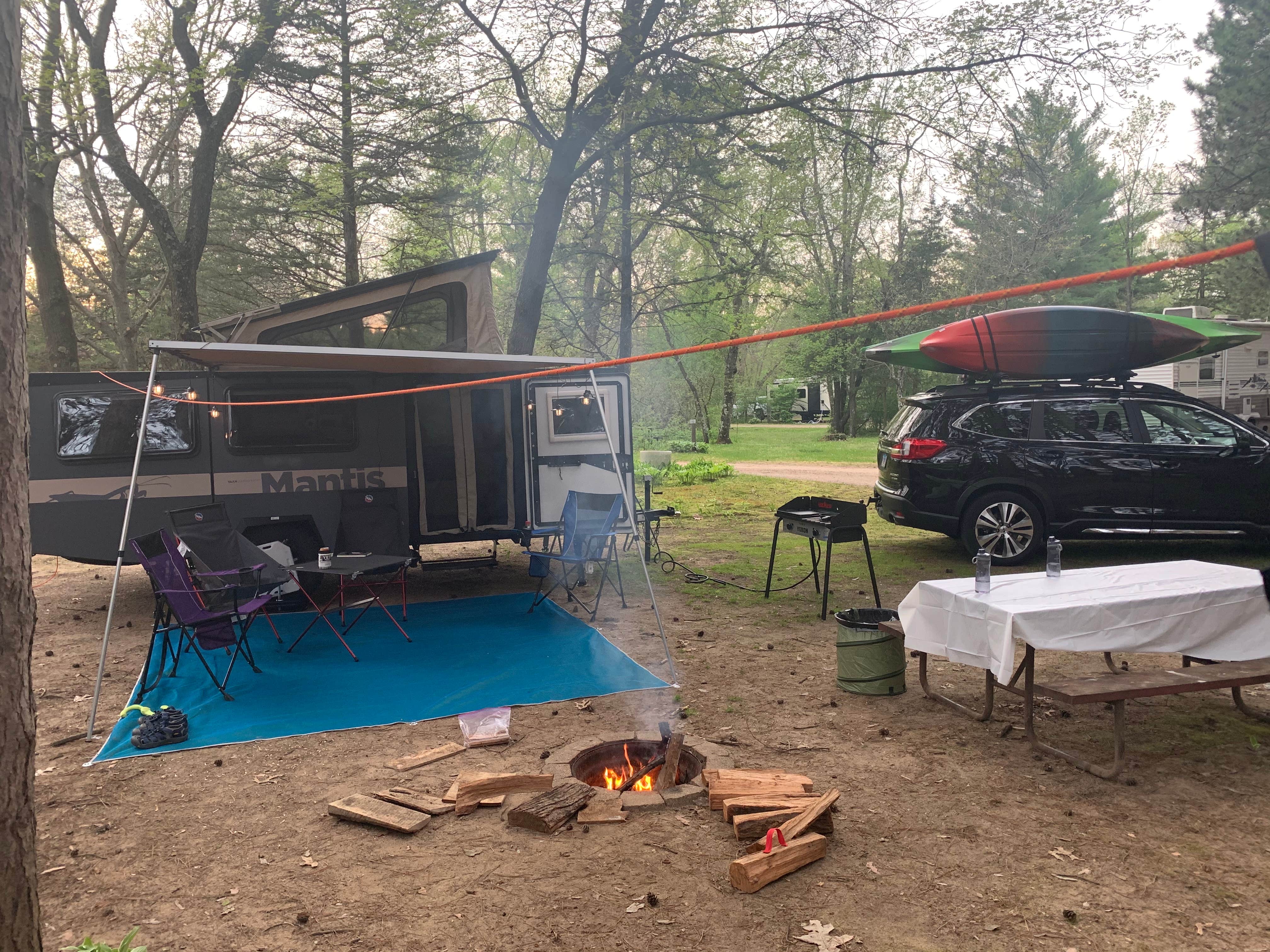 Kate N.'s photo at Dell Boo Campground near Prairie du Sac, WI