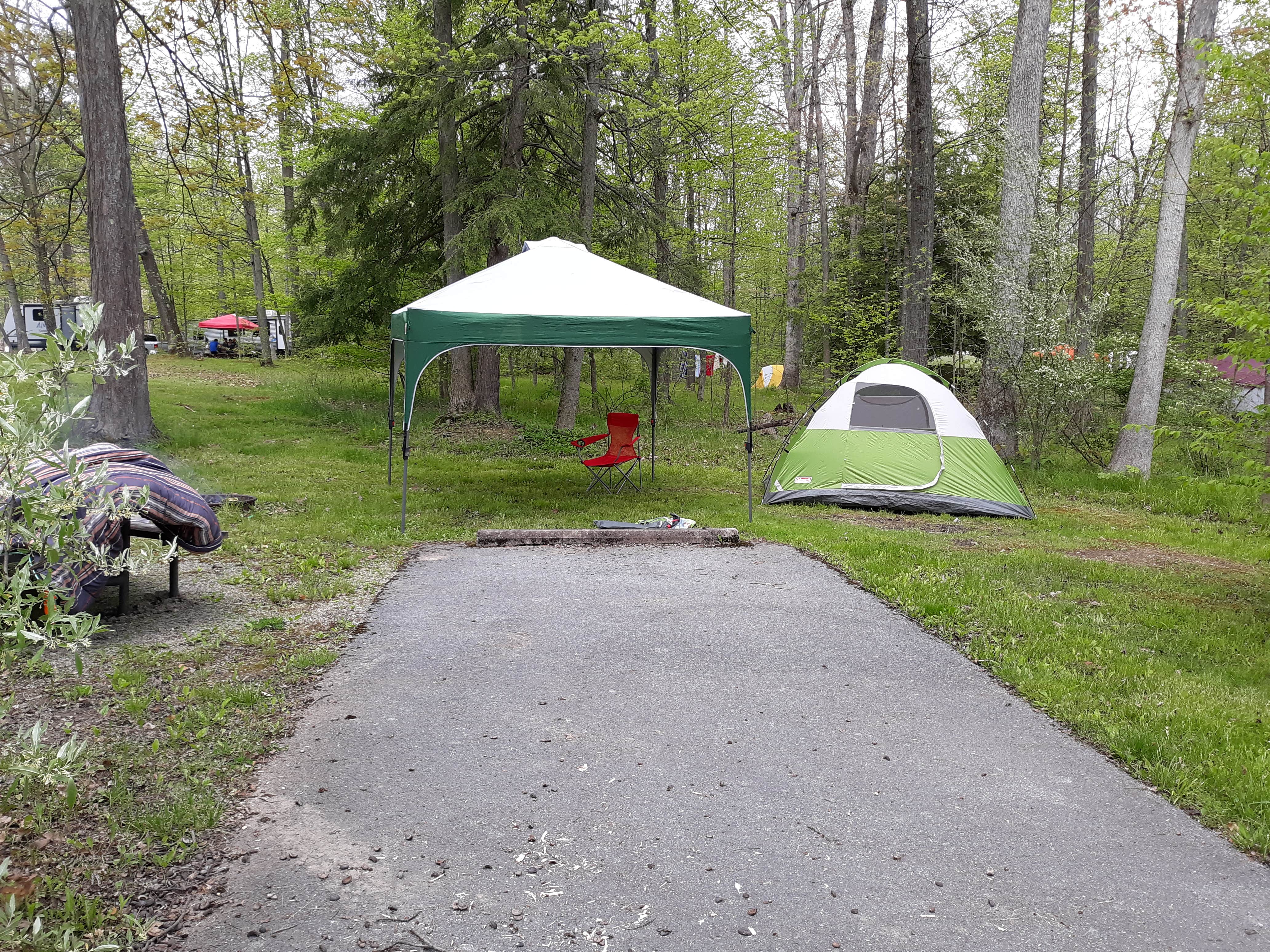 Danielle S.'s photo at Crooked Run Campground — Prince Gallitzin State Park near Indiana, PA
