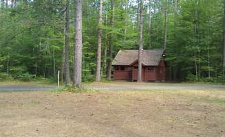 Danielle S.'s photo of glamping accommodations at Buck Pond Campground near Plattsburgh, NY