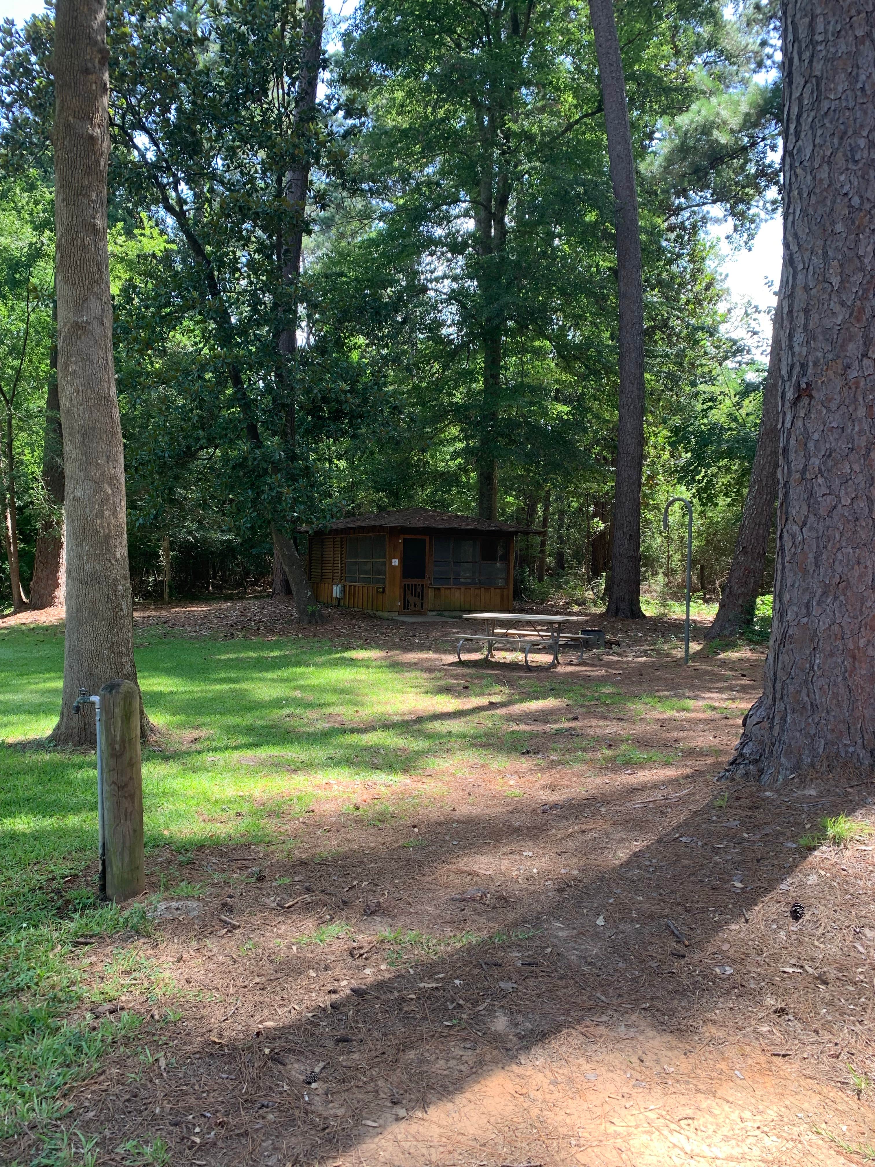 Mindy M.'s photo of glamping accommodations at Martin Dies, Jr. State Park Campground near Silsbee, TX