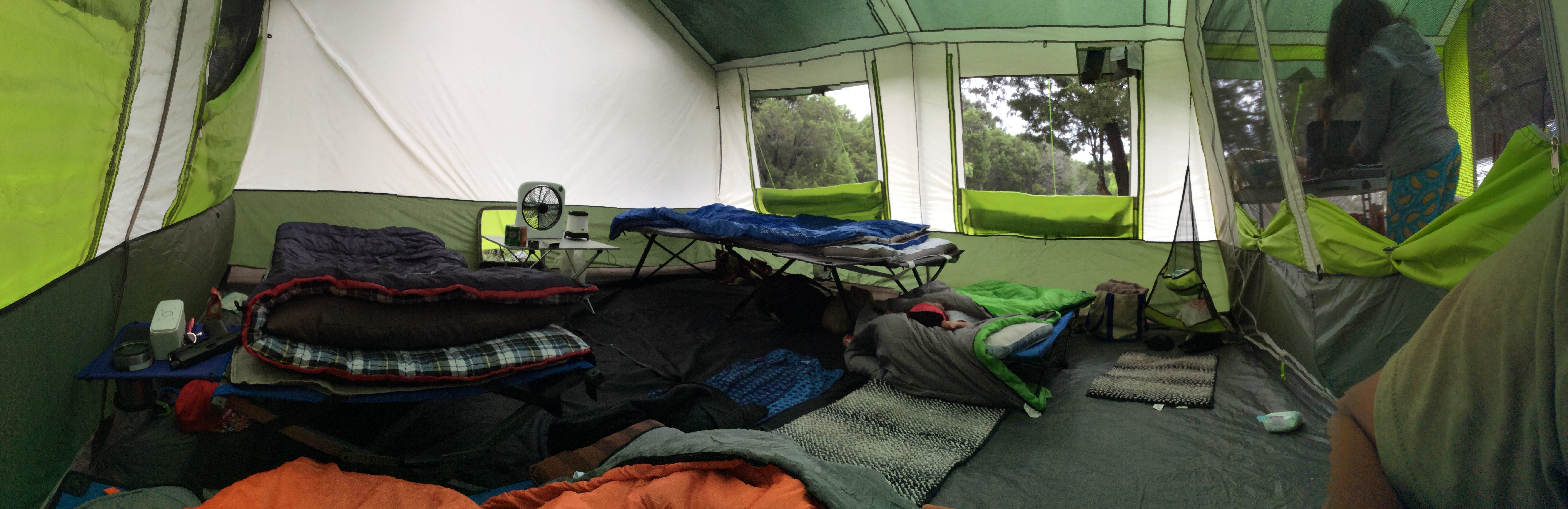Zahru A.'s photo of glamping accommodations at Turner Falls Park near Tishomingo, OK