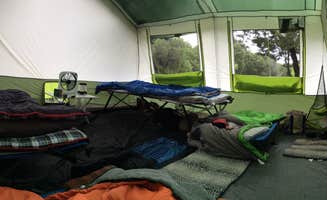 Zahru A.'s photo of glamping accommodations at Turner Falls Park in Oklahoma