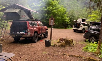 Camping near Lemono Forebay: Camas Creek Campground, Clearwater, Oregon