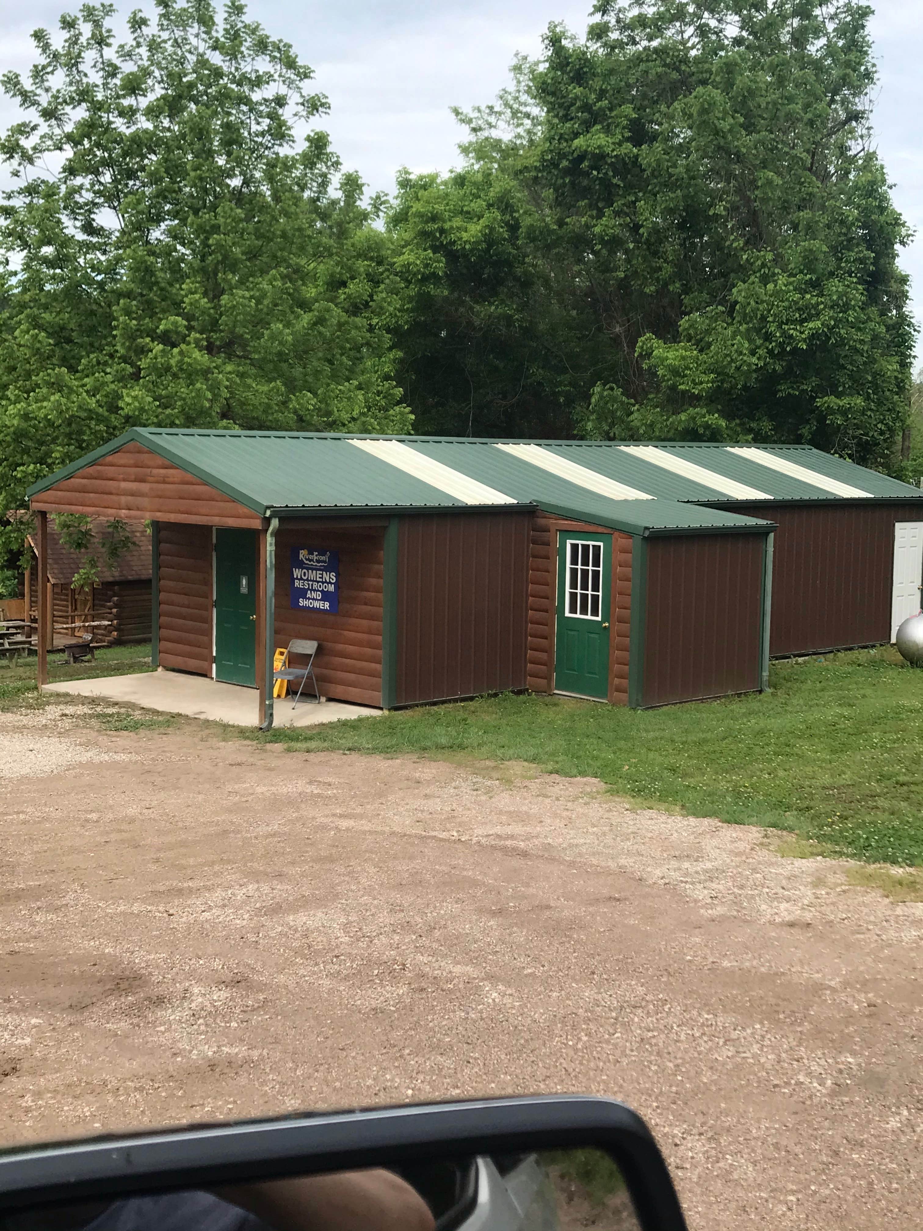 Cathy S.'s photo of a cabin at Riverfront Campground and Canoe near Bennett Springs, MO
