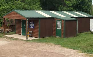 Cathy S.'s photo of a cabin at Riverfront Campground and Canoe near Eldon, MO
