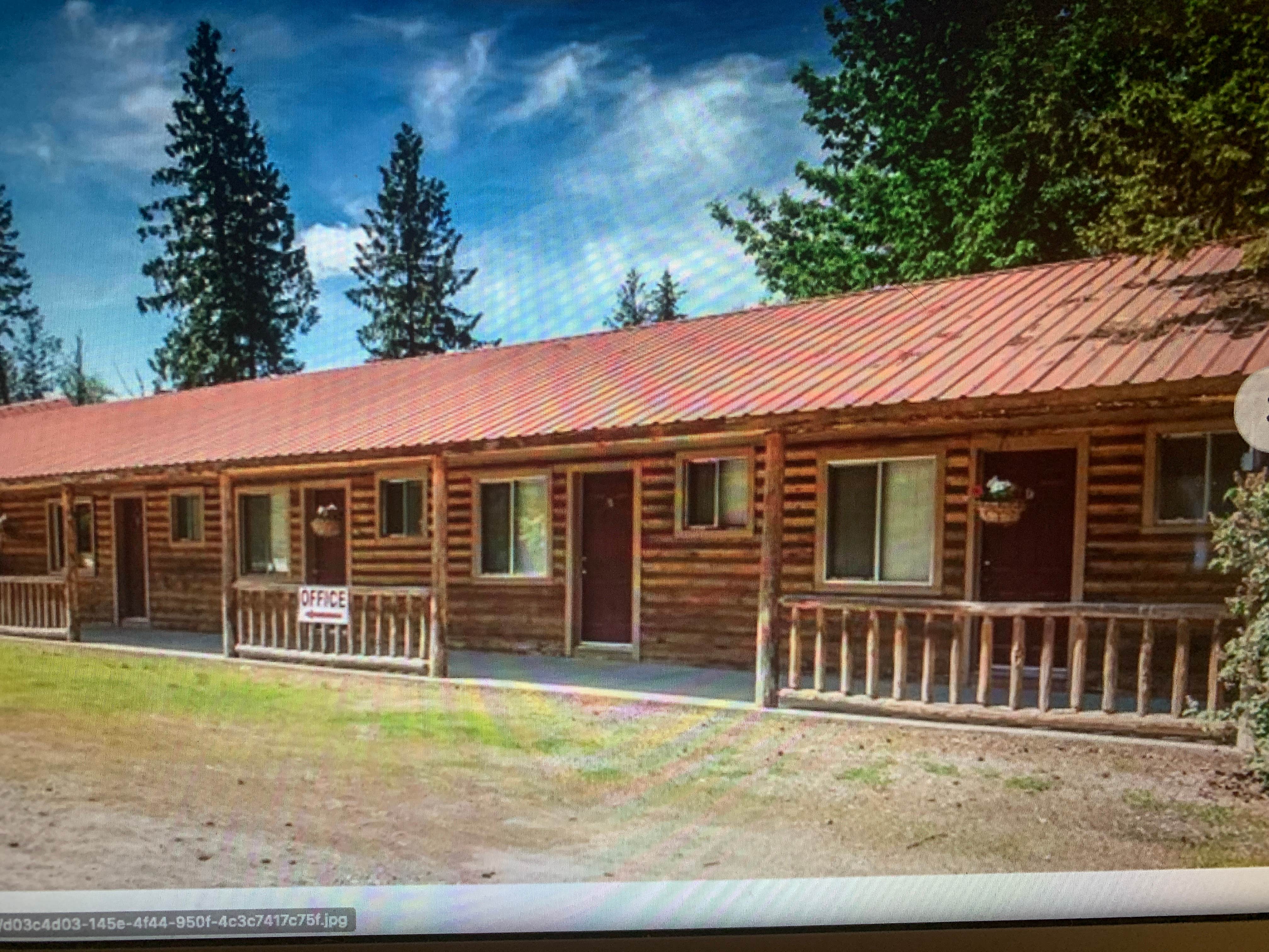 johnney W.'s photo of a cabin at The Hemlocks RV and Lodging near Troy, MT