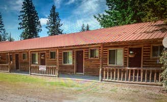 johnney W.'s photo of a cabin at The Hemlocks RV and Lodging near Coolin, ID