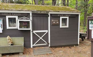 Jean C.'s photo of a cabin at Lorraine Park Campground — Harold Parker State Forest near Amherst, NH