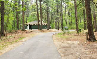 Jean C.'s photo of a cabin at Lorraine Park Campground — Harold Parker State Forest near Amherst, NH