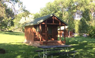 Corinna B.'s photo of glamping accommodations at Three Island Crossing State Park Campground near Grand View, ID