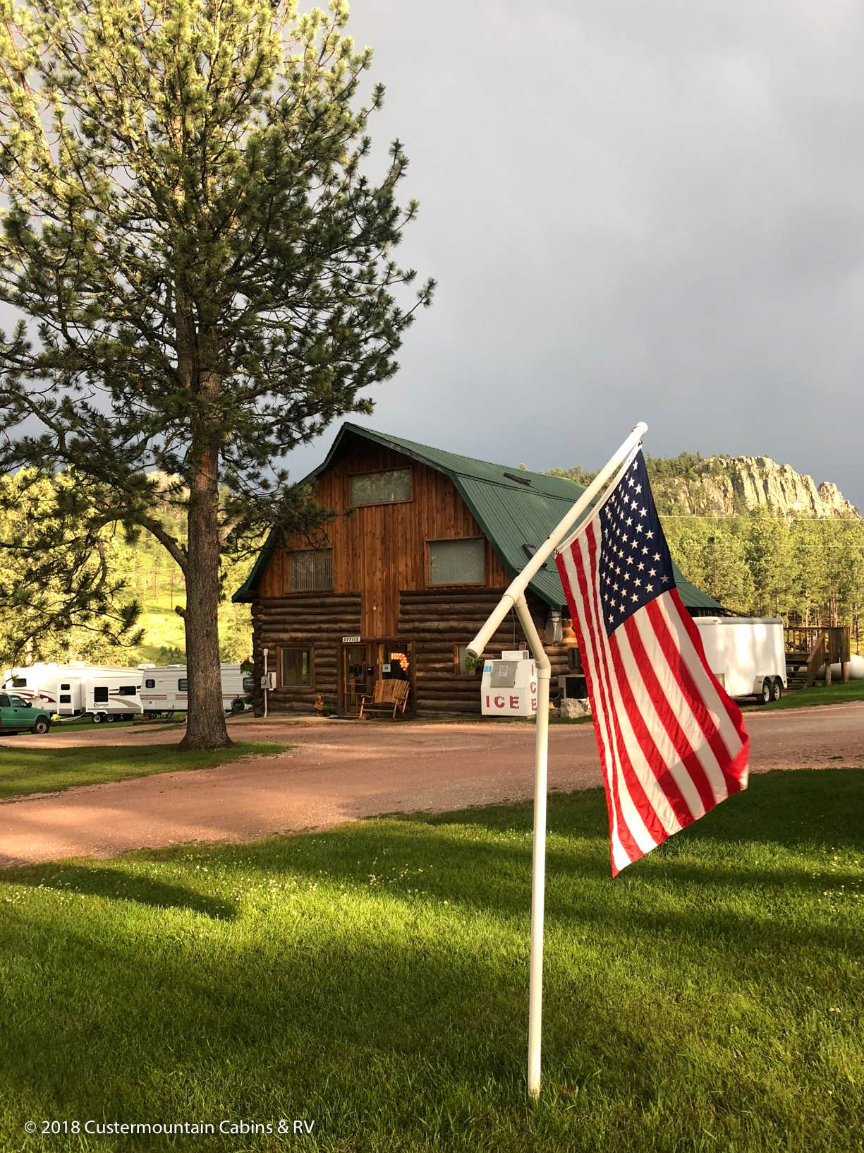 Rüdiger G.'s photo of a cabin at Custer Mountain Cabins and Campground near Wind Cave National Park