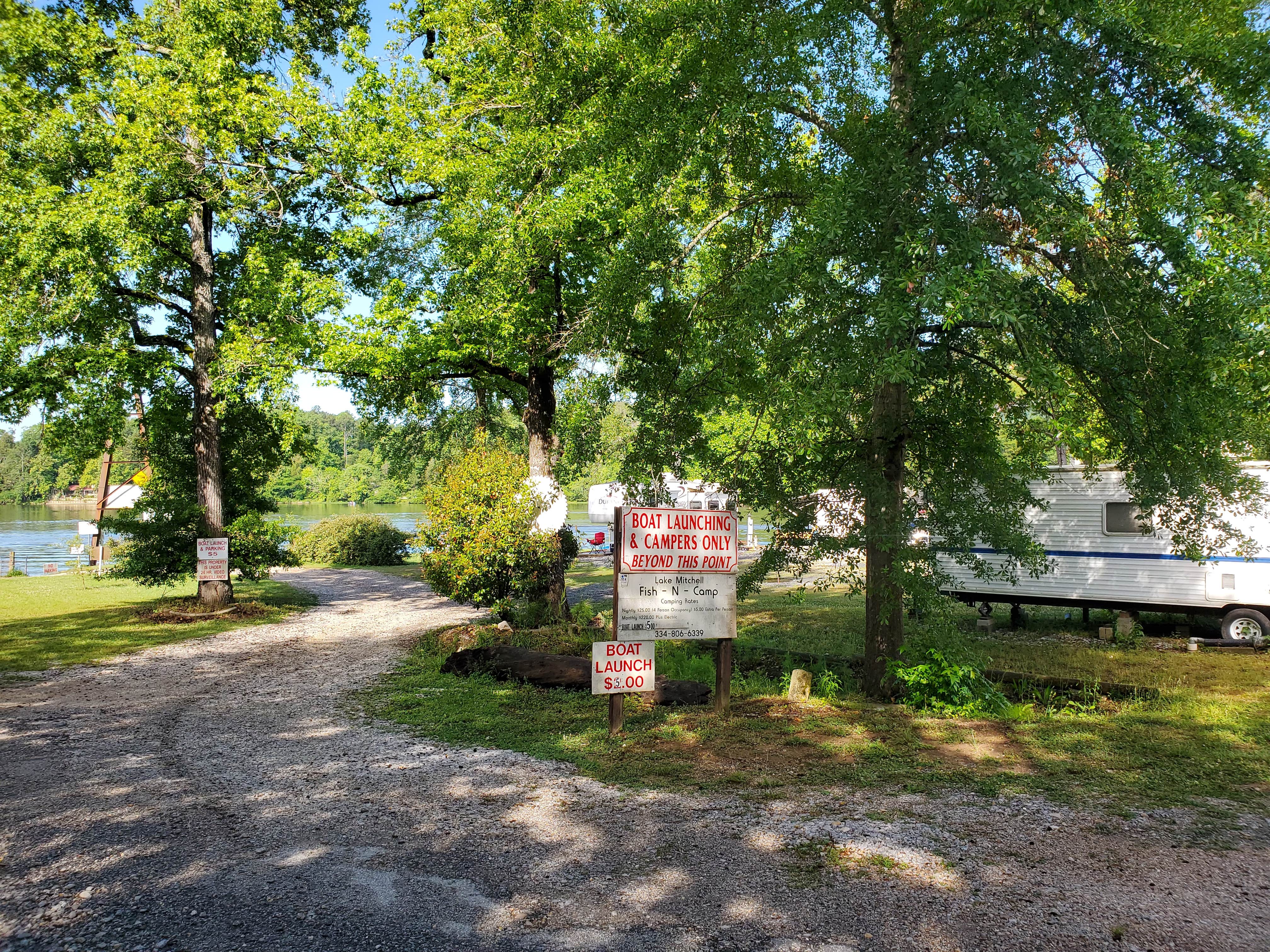 Camper submitted image from Lake Mitchell Fishncamp Campground - 2