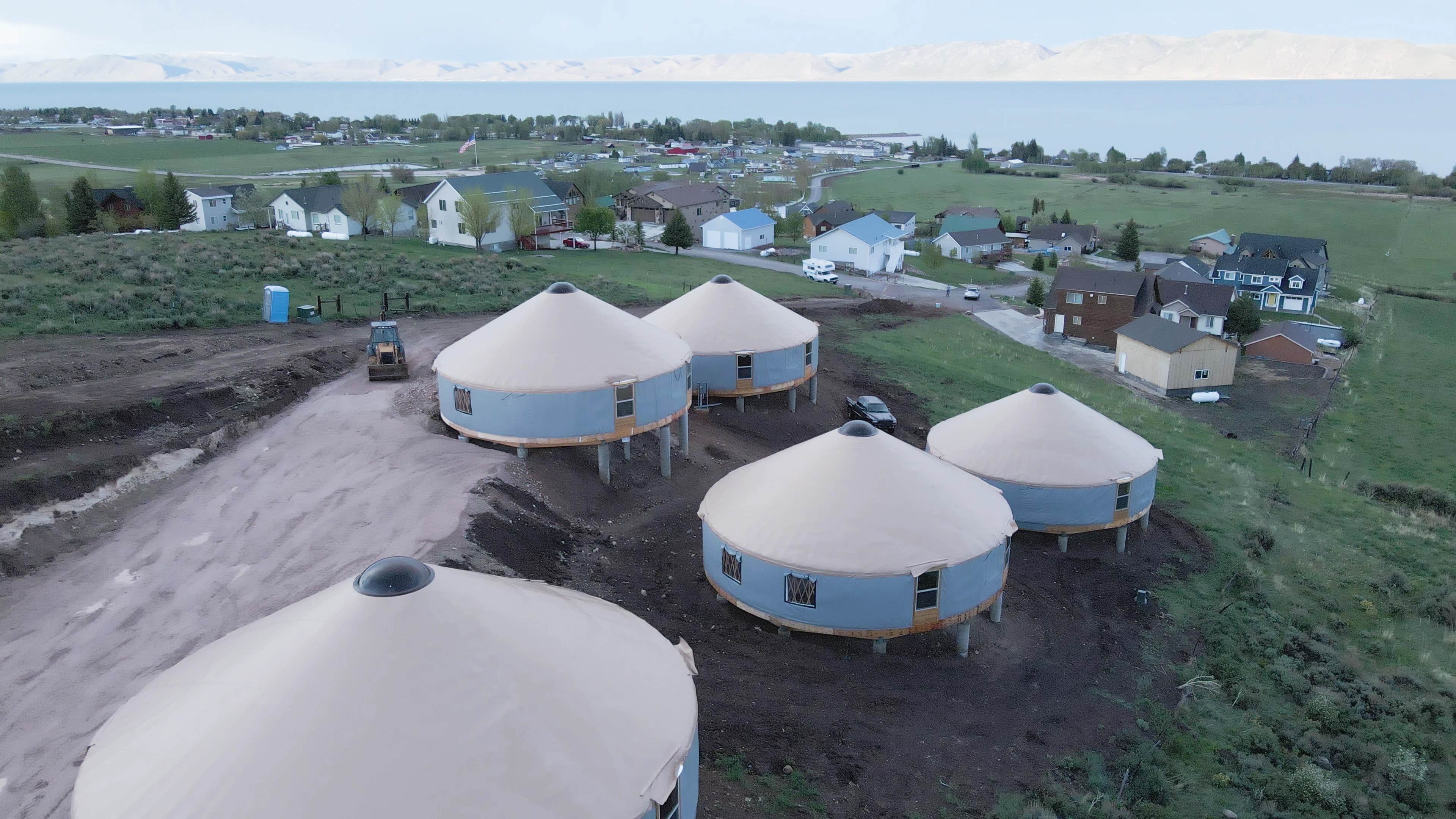 Camper-submitted photo at OsoBlu Bear Lake Yurts near Kemmerer, WY