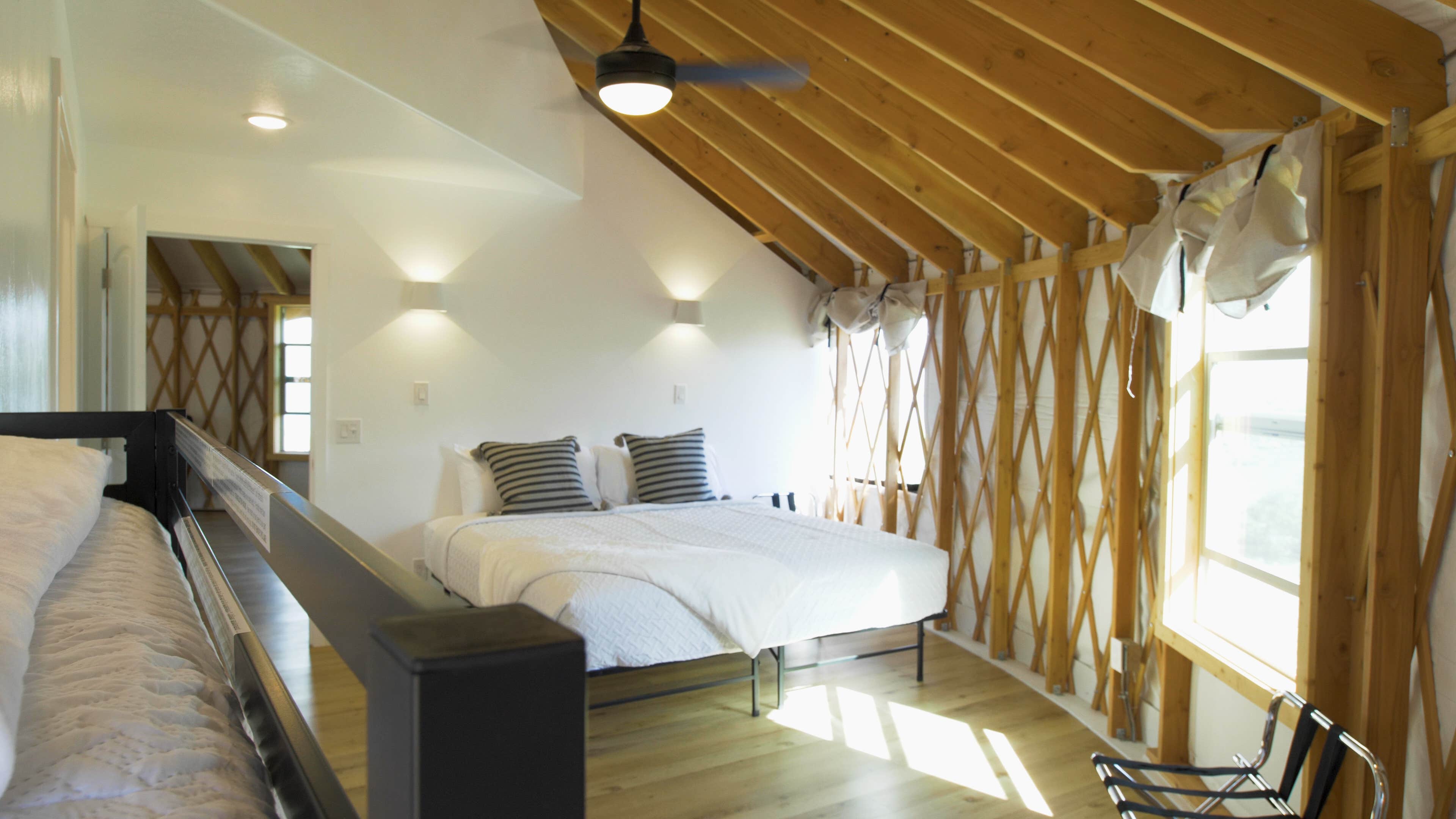 Melissa S.'s photo of glamping accommodations at OsoBlu Bear Lake Yurts near Woodruff, UT