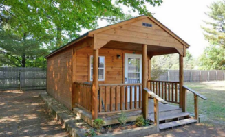 The Dyrt's photo of a cabin at Lake Sch-Nepp-A-Ho Family Campground near Sparta, MI