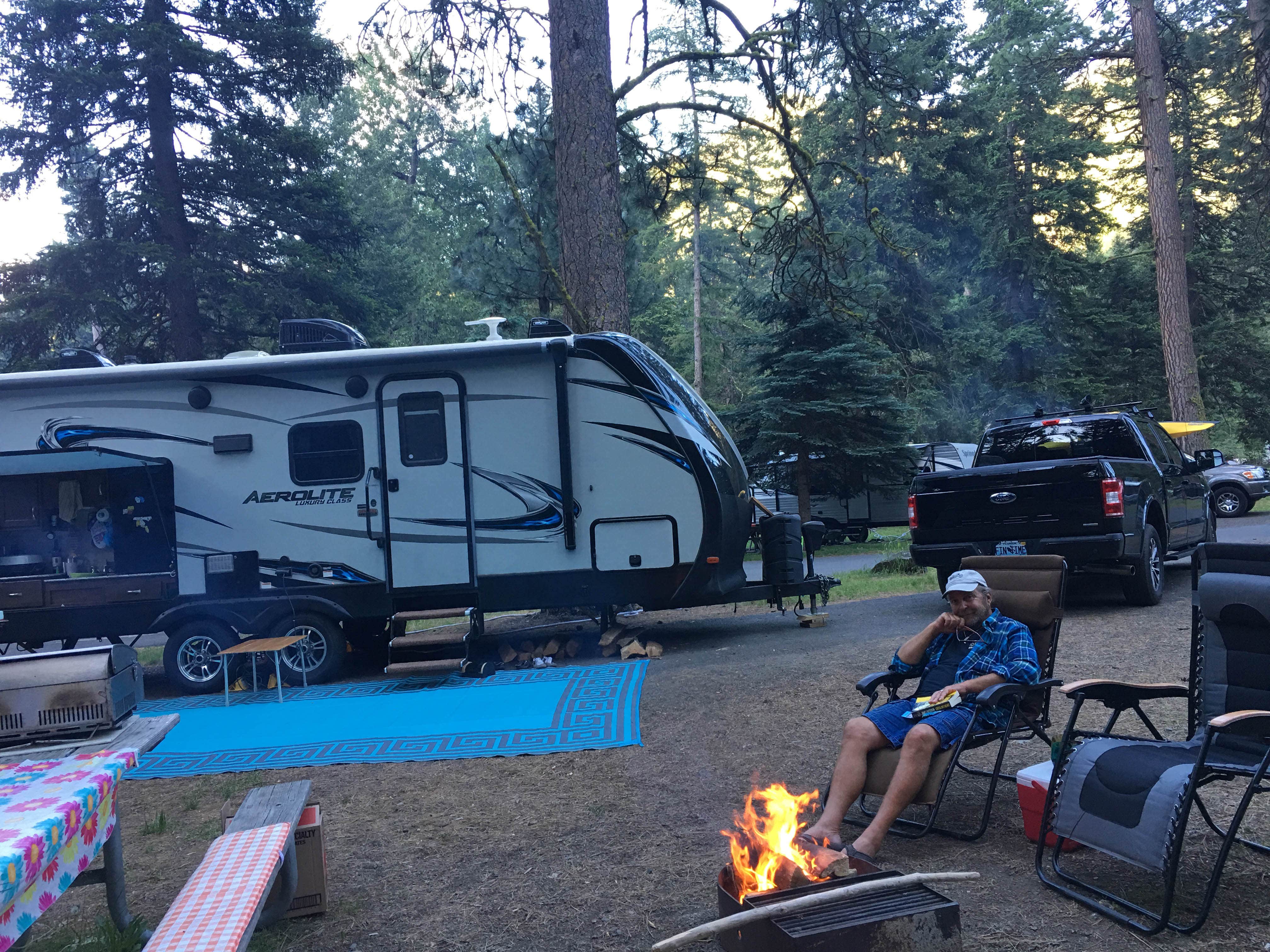 B M.'s photo of rv camping at Wallowa Lake State Park Campground near Pollock, ID