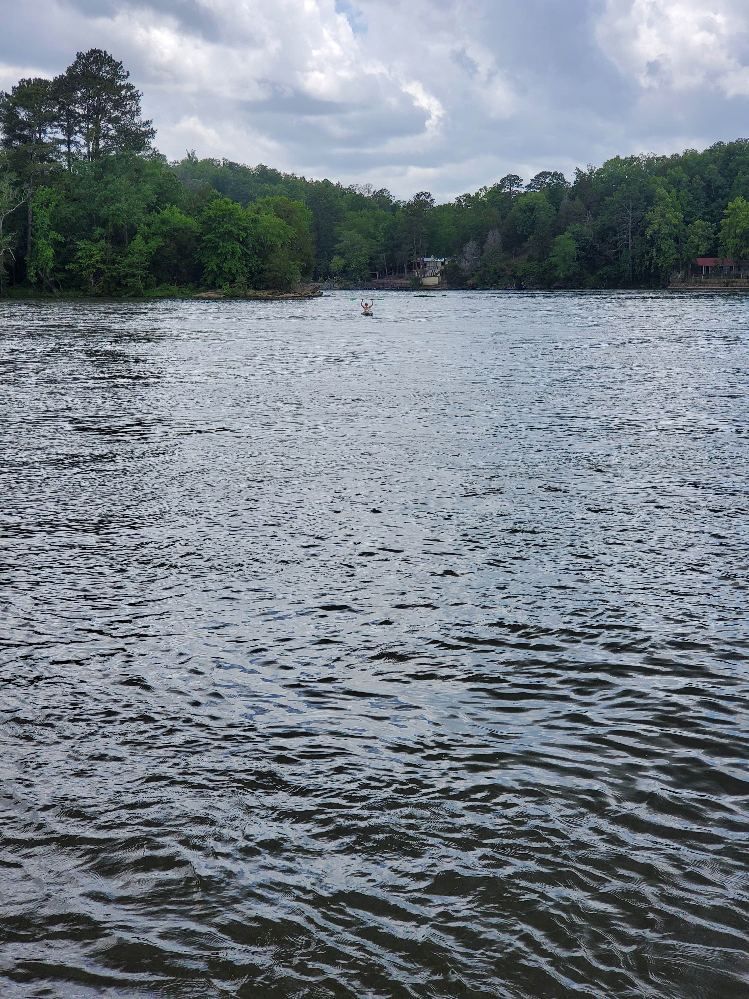 Camper-submitted photo at Lake Mitchell Fishncamp Campground near Weogufka, AL