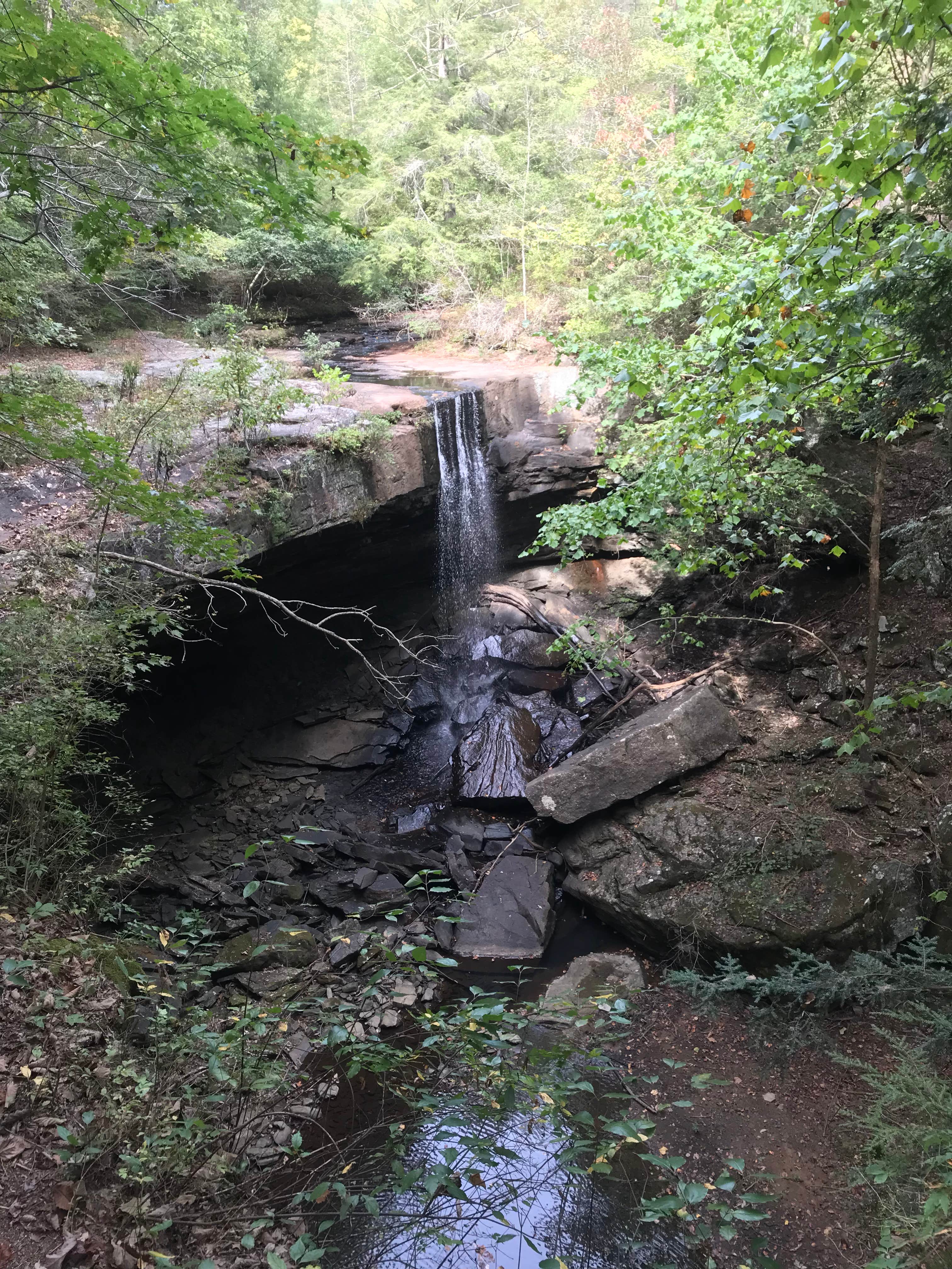 Camper-submitted photo at Foster Falls Campground — South Cumberland State Park near Signal Mountain, TN
