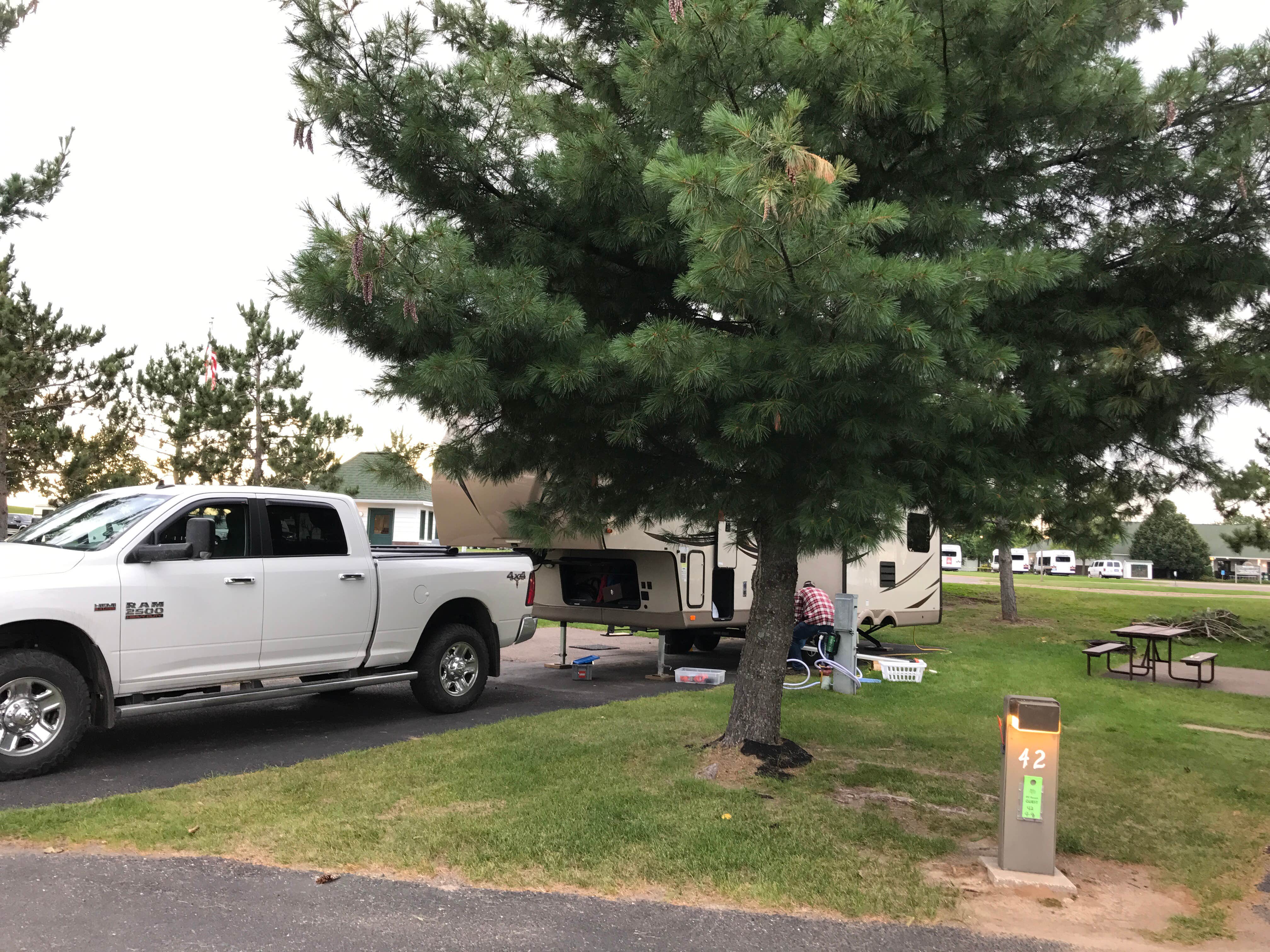 TyAnn J.'s photo of rv camping at Grand Casino RV Resort near Taylors Falls, MN