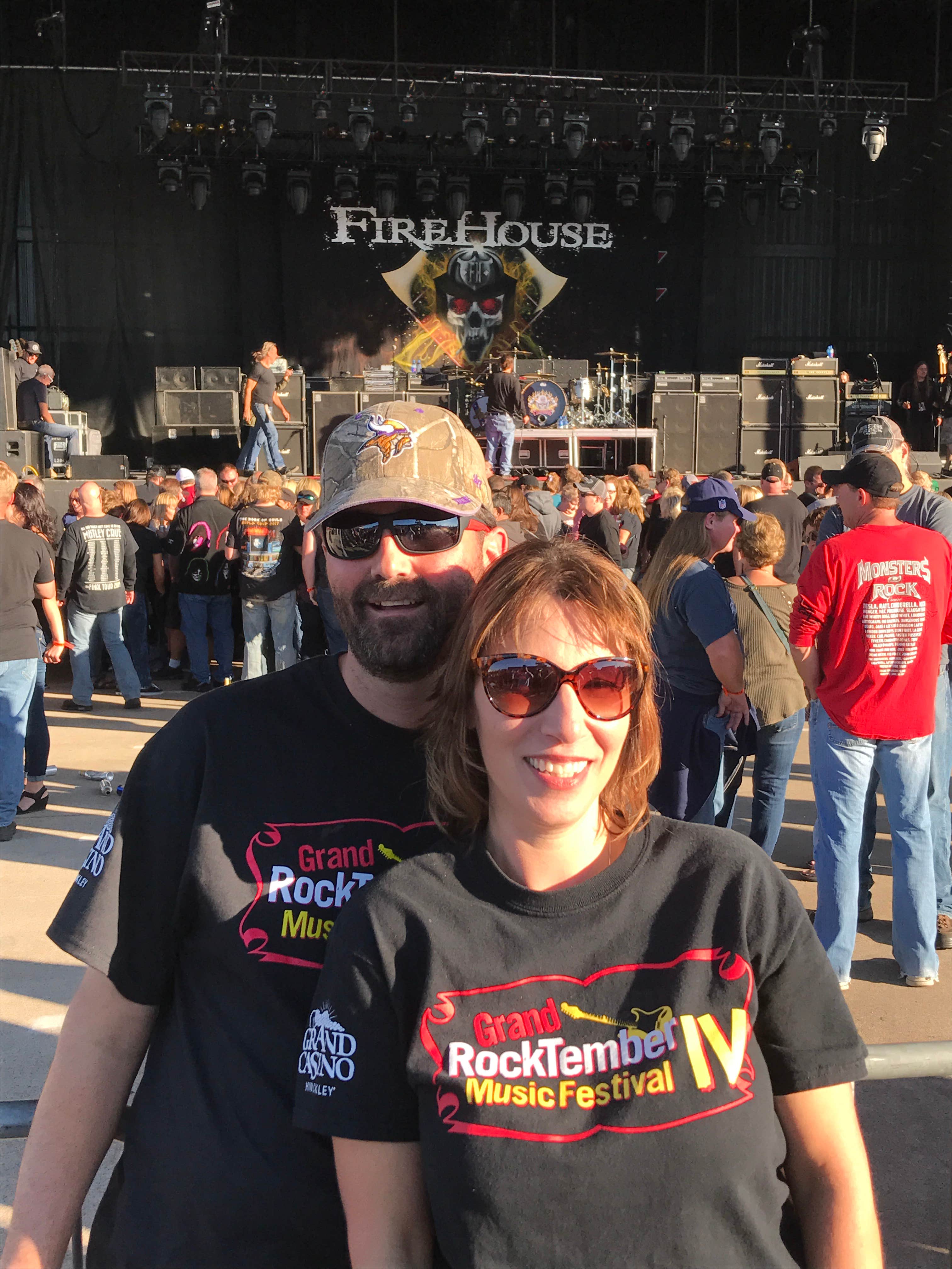Waiting for my favorite band, Firehouse!!!